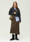 [시즌오프]제천 스트링 언밸런스 롱 스커트_KHAKI GREY_19