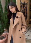 [Exclusive]사이드버튼 트렌치 핸드메이드 코트_CAMEL_12