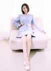 트위드 미니 스커트_SKY BLUE_7