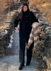 [Exclusive]배기핏 커브드 데님 팬츠_BLACK_11