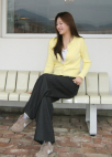 [Exclusive]배기핏 커브드 데님 팬츠_BLACK_5