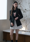 [Exclusive]테일러드 카라 싱글 자켓_BLACK_7