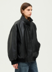 [시즌오프]하이넥 레더 점퍼_BLACK_18