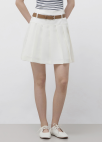 벨티드 플리츠 스커트_WHITE_15
