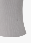 배색 카라 하프슬리브 니트_GREY_14