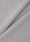 배색 카라 하프슬리브 니트_GREY_16
