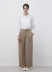 백여밈 오픈 카라 셔츠 블라우스_WHITE_6