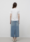 [Exclusive]미니 로고 포인트 베이직 티셔츠_WHITE_22