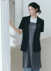 [Exclusive]미니 로고 포인트 베이직 티셔츠_WHITE_9