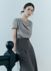 [Exclusive]투턱 와이드 슬랙스_DARK GREY_10