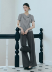 [Exclusive]투턱 와이드 슬랙스_DARK GREY_6