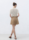 [Exclusive]벨티드 플리츠 미니 스커트_BEIGE_18