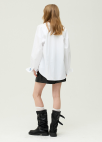 베이직 와이드 핏 셔츠_IVORY_11