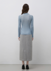 벨티드 져지 롱스커트_GREY_9