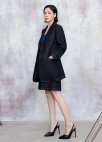 배색 스티치 테일러드 데님 자켓_DARK NAVY_6