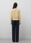 브이넥 울 블랜드 가디건_LIGHT YELLOW_10