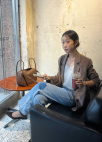 [Exclusive]소프트 스웨이드 자켓_BROWN_10