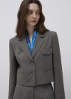 투버튼 테일러드 크롭 자켓_GREY_7