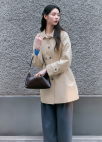 [Exclusive]벨티드 하프 트렌치 코트_LIGHT BEIGE_18