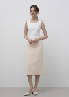 H라인 트위드 스커트_LIGHT BEIGE_5