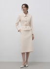 H라인 트위드 스커트_LIGHT BEIGE_8