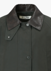 [시즌오프]플랩 포켓 레자 배색 점퍼_DARK KHAKI_15