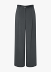 벨티드 원턱 와이드 팬츠_DARK GREY_8