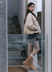 [Exclusive]숏기장 볼륨 트렌치코트_BEIGE_10
