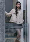 [Exclusive]숏기장 볼륨 트렌치코트_BEIGE_11