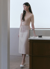 [Exclusive]H라인 셋업 스커트_LIGHT PINK_6