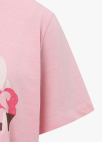 [Exclusive]하트 그래픽 레터링 프린트 티셔츠_PINK_23