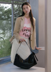 [Exclusive]하트 그래픽 레터링 프린트 티셔츠_PINK_15