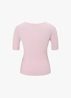 스퀘어넥 하프 슬리브 니트탑_PINK_12