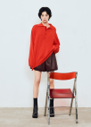 [시즌오프]베이직 버튼 카라 풀오버_RED_6