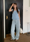 스트레이트핏 데님 팬츠_BLUE_21