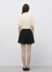 [Exclusive]볼륨 슬리브 카라 티셔츠_CREAM_8