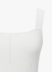스퀘어넥 슬리브리스 탑_WHITE_7