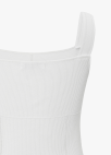 스퀘어넥 슬리브리스 탑_WHITE_9