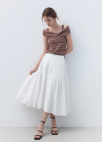 패널 플레어 스커트_WHITE_5