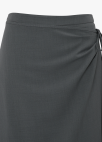 [Exclusive]랩 디테일 미디 스커트_DARK GREY_17