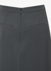 [Exclusive]랩 디테일 미디 스커트_DARK GREY_20