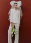 [BRIDE]테일러드 카라 울 자켓_CREAM_5