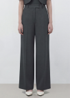 노턱 와이드 팬츠_DARK GREY_5