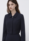 스탠 카라 슬림 자켓_DARK NAVY_7
