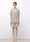 백슬릿 하프 슬리브 자켓_BEIGE_6