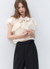 [Exclusive]사이드 벨티드 와이드 슬랙스_BLACK_8