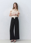 [Exclusive]사이드 벨티드 와이드 슬랙스_BLACK_6