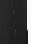 칼라 스티치 슬리브리스 롱 드레스_BLACK_18