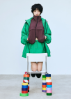 [시즌오프]배색 포인트 후드 집업 점퍼_GREEN_7