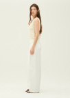 [시즌오프]투턱 세미 와이드 팬츠_WHITE_5